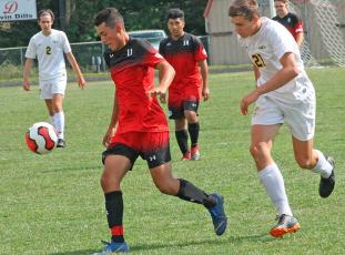 Press file photo - Cris Chavez had a breakout senior season, scoring 39 goals to go with nine assists. It helped him land a spot with a junior college program. 
