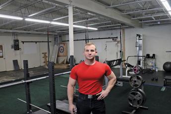 Downtown Fitness Training owner Rick Tarleton is pictured in his gym on West Palmer Street. Tarleton preempted the state’s shutdown order this spring to protect his clients and trainers from COVID-19.