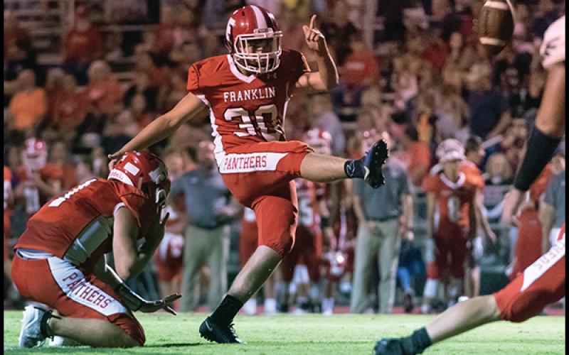 A fourth-quarter touchdown by freshman Brayden Watts kept Franklin’s football team from being shut out for the third straight week.