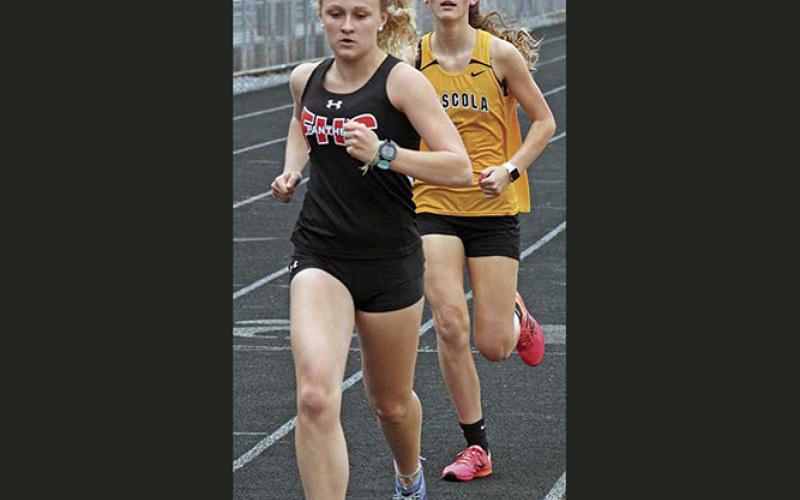 Press file photo - Dylan Garcia now owns two Franklin High School records for distance running.