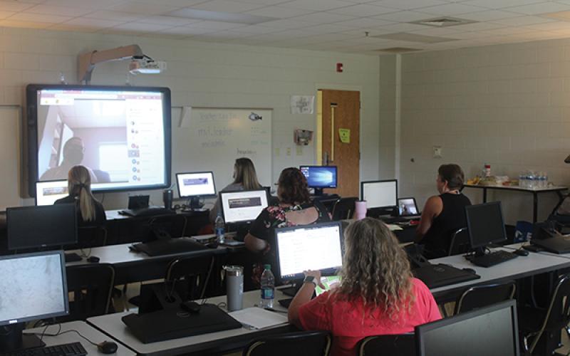 Press photo/Jake Browning - Teachers get ready for more digital learning