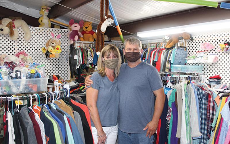 Press photo/Jake Browning - Patty and Steve Raby founded Kaylee’s Closet to provide essential items to foster families and children in need.