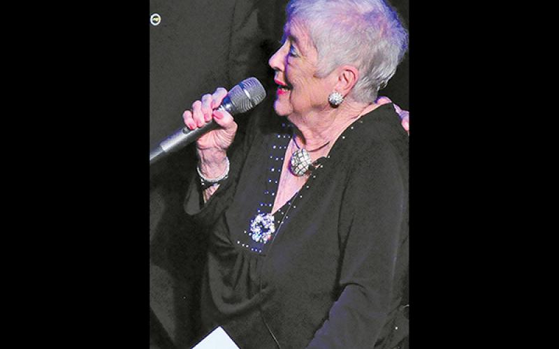 File photo Patti McClure provided some of the entertainment at her annual Entertainment Tonight fundraiser.