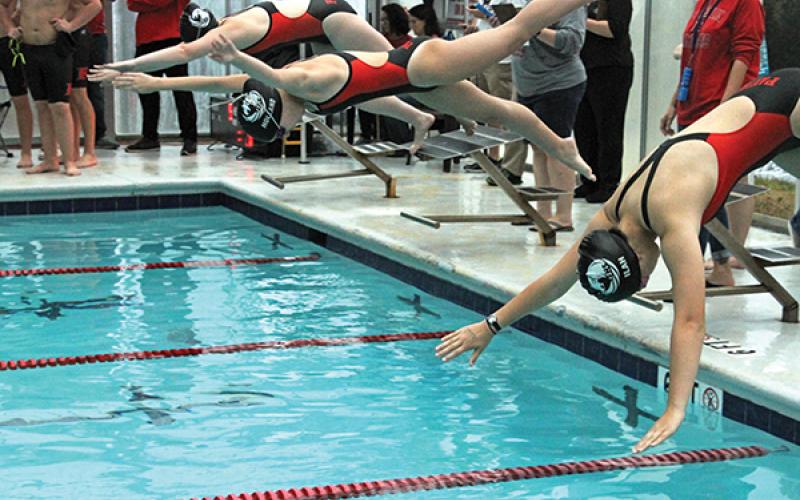 Press photo The Franklin High School swim and dive team returns every athlete from last year’s stellar season.