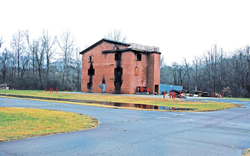 File photo - The property will be the site of a new burn building for SCC training. The current burn building was found to be structurally deficient in 2017.