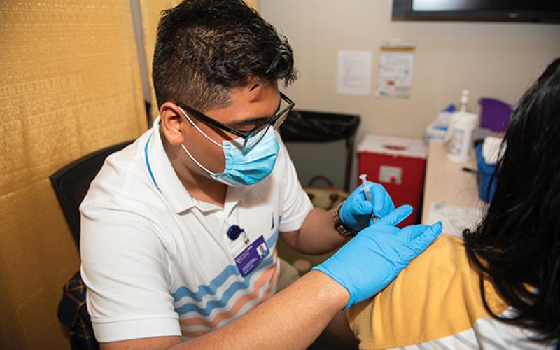 Photo submitted - The new vaccine center at Western Carolina University is now available to all residents. To register, go to vaccine.wcu.edu.