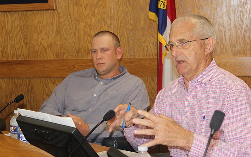 Press photo/Jake Browning – The Macon County Board of Commissioners approved a $56,681,218 budget for the 2021-22 fiscal year