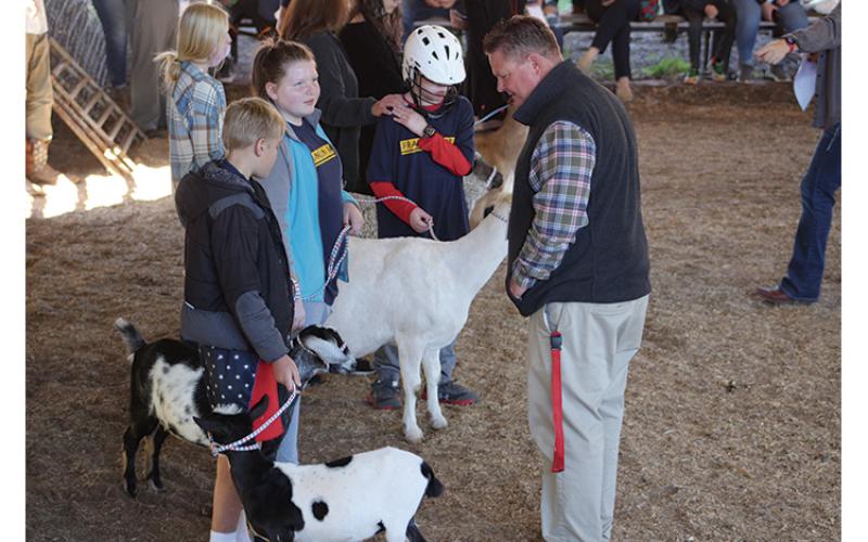Press photo/Jake Browning - Exceptional students from Macon County Schools got to participate in a series of livestock shows at the Macon County Fair on Thursday morning. This was something of a rebuilding year for the fair coming through the pandemic, so having lots of youth participation was a bright spot for organizers.