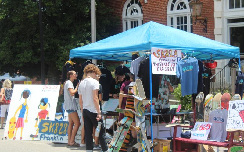 Press file photo Sk828 has been actively raising money for a skatepark since last summer. The organization has raised more the $10,000 but more funding is needed to make the park a reality.