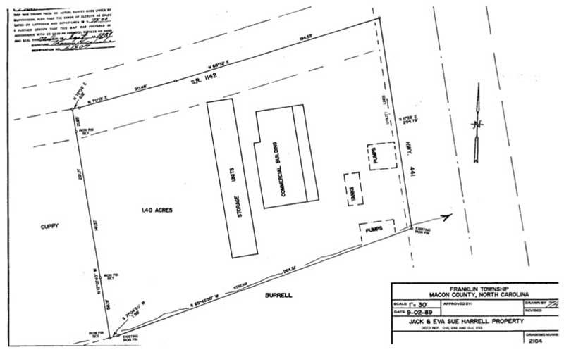 This map shows the property at 3011 being annexed into the Town of Franklin.