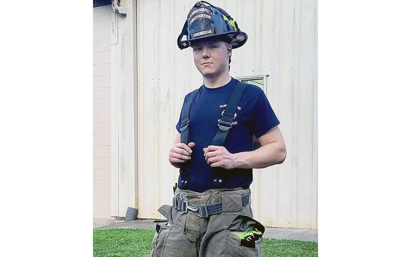 Submitted photo. Firefighter Joseph Orr.