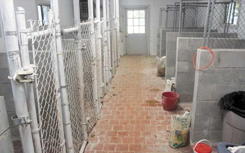 Press photo/Thomas Sherill - Improvements to the AARC intake building.