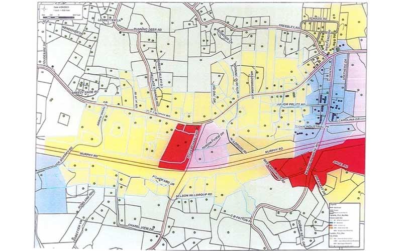 Several residents opposed the proposed rezoning for the Old Murphy Road area during a public hearing at the Franklin Town Council meeting on July 3.
