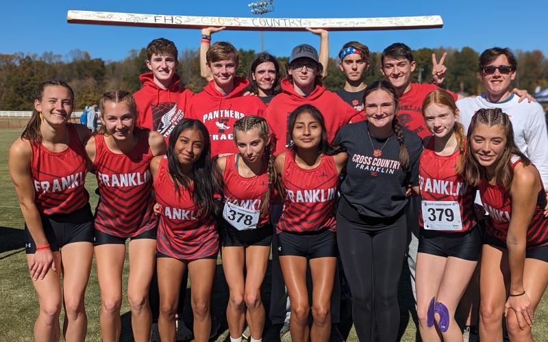 Photo courtesy of Melissa Ward Panther cross country is pictured at the 3A State Championship Meet in Kernersville Nov. 4.