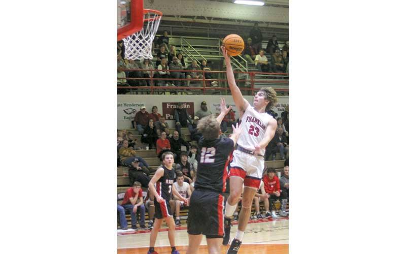 Press file photo - Then-freshman Will Rauers lays the ball in versus Rabun County last December.