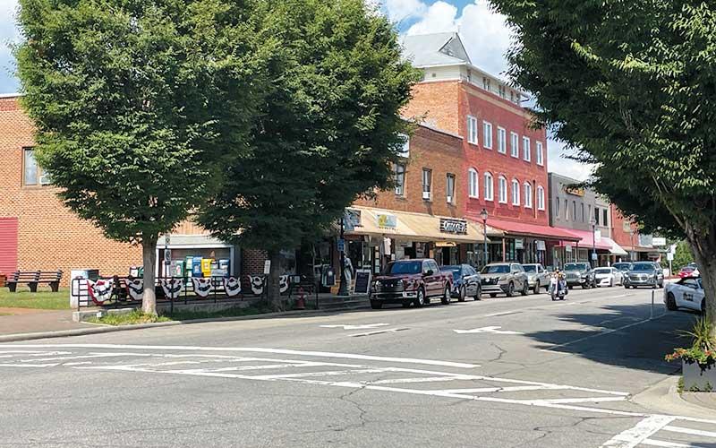 Press photo/Mia Overton - Main Street in Franklin is a state highway and is on the DOT’s schedule to be paved in 2028. Town of Franklin officials are working to get the DOT to make the needed improvements before then.