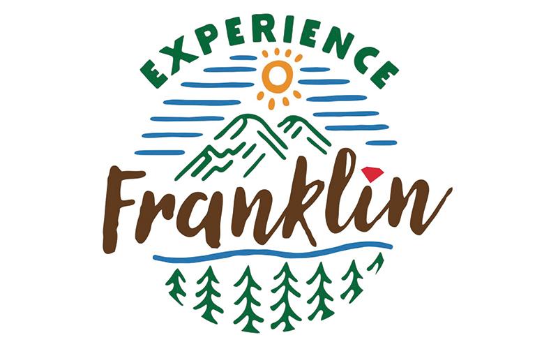 Graphic/Franklin TDA - The Franklin Tourism Development Authority’s new logo and tagline.