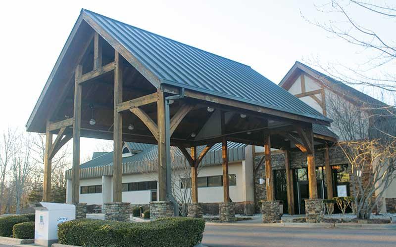 Press photo/Thomas Sherrill - The Macon County Board of Commissioners was the last government entity to approve the updated inter-local agreement with Fontana Regional Library. The agreement was unanimously approved at the commissioners’ Nov. 12 meeting. At that meeting they also approved spending $410,210 to repair the damaged porte-cochere at the Macon County Public Library.