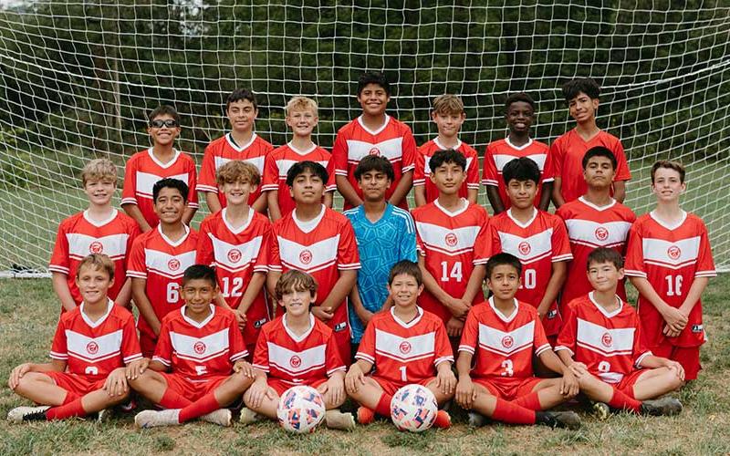 Photo courtesy of Bryan Wilkinson - Macon Middle School men’s soccer; (back, from left): Jesus Lopez Altamirano, Gael Pacheco-Vasquez, Levi Johnson, Salvador Vazquez, Bray O’Donoghue, Samuel Antoine, Alan Zamudio; (middle row) Raylan Sunderhaus, Edgar Morales, Braylon Crisp, Aldair Zamora Reyes, Christian Garcia, Jose Acevedo, Pablo Odilon, William Altamirano, Abram Lynch; (front row) Grayson Hyder, Oliver Martinez, Ryan Anderson, Yael Altamirano, Taurino Martinez Cruz, Jacob Modlin