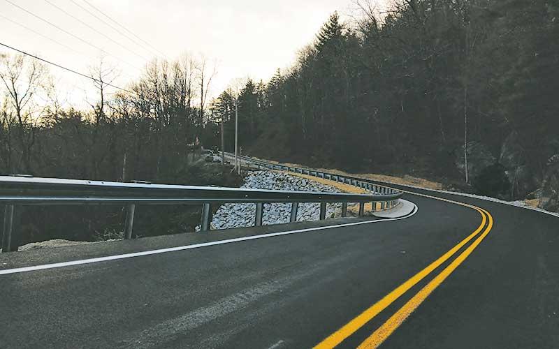 Photo/Highlander - NC106 reopened on Christmas Eve following repairs to the road which was damaged during Hurricane Helene. Over this past weekend there was a small rockslide, but it has been cleaned up and the road is clear.