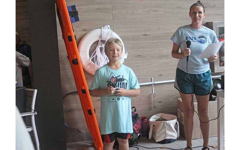 Press photo/Will Woolever - FAST’s Owen Baillio placed second overall in the 8 &amp; under boys.
