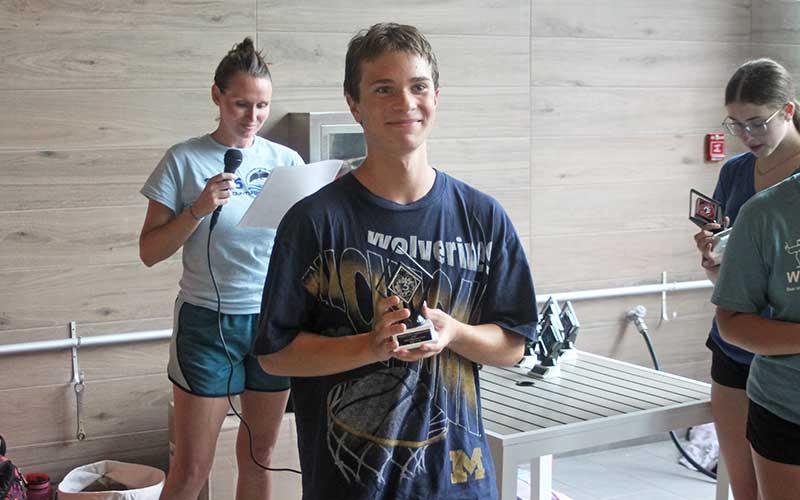 Press photo/Will Woolever - FAST’s Thatcher Daniels placed third overall in the 13-14 boys.