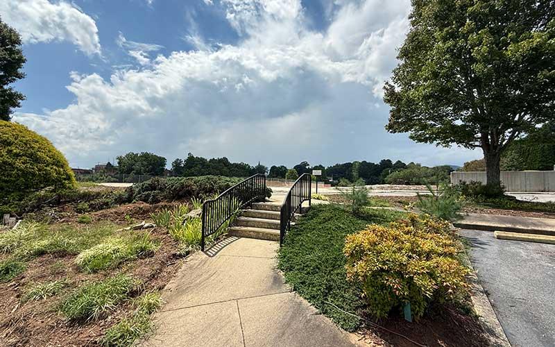 Press photo/Mia Overton - The Town of Franklin will make an offer of $910,000 on the old Angel Hospital site. The town has contracted with DFI to study the possibility of housing and/or retail space on the site.