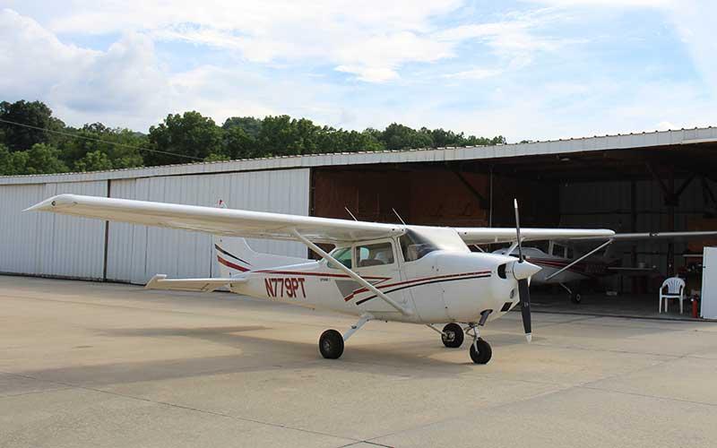 Press photo/Shelby Powell - Macon County Airport has a waitlist for hangar space.