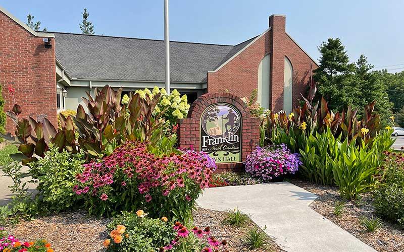 Press file photo - The Franklin Town Council met Oct. 6 and approved an infrastructure incentive grant program to help local businesses retain and recruit jobs. Pictured: Franklin Town Hall on East Main Street.