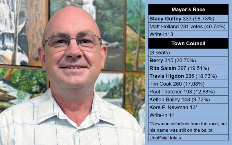 Press photo/Mia Overton - Stacy Guffey will take office as Franklin’s new mayor on Dec. 1.