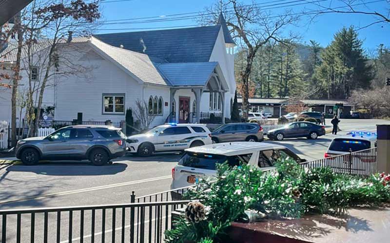 Highlander photo - The streets around the Church of the Incarnation in Highlands were closed last Thursday due to a threat that has been called a “swatting” incident.