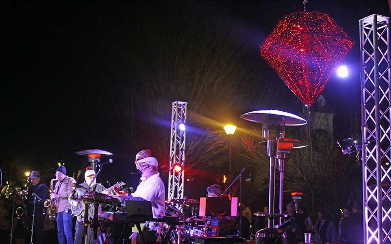 Press file photo - The Ruby Drop is the only public New Year’s Eve event in Franklin. The TDA approved a $4,000 request to market the event.