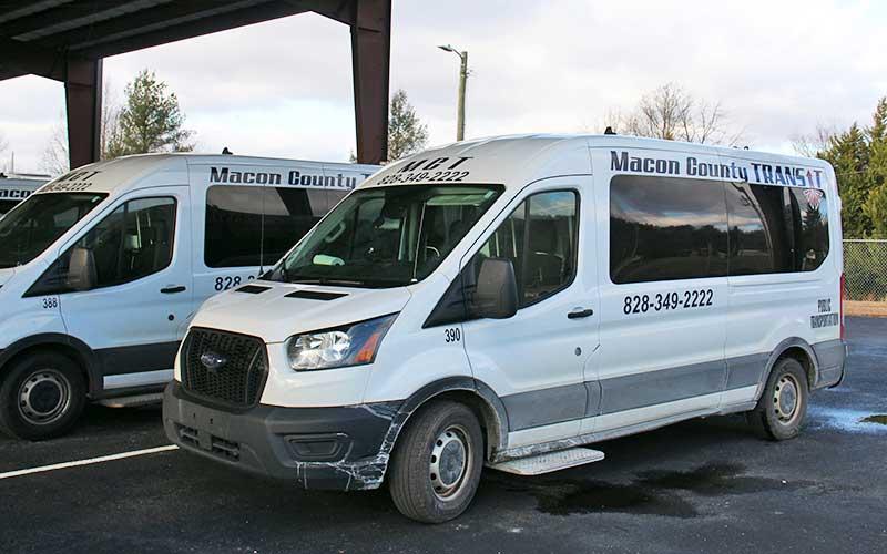 Press photo/Shelby Powell - Macon County Transit offers daily routes in Franklin and appointments can be made for transportation outside the county.
