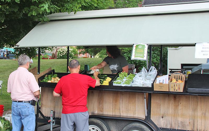 Press photo - H&amp;H Farm Stand is among the vendors offering locally grown produce at the Macon County Farmers Market.