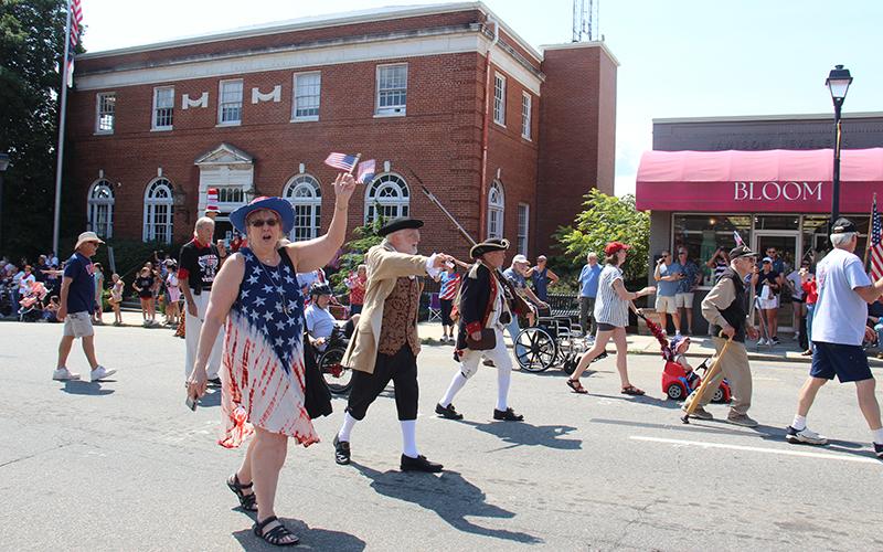 Press photo/Shelby Powell - The Town of Franklin celebrated Independence Day with the annual parade along Main Street on Saturday morning. See more photos in the July 8 edition of The Franklin Press and on our Facebook page.