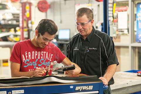 David Myers, automotive systems technology program coordinator and instructor at SCC, said vocational education at the high school level is extremely efficient for many students.