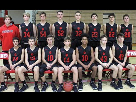 Press photo/Andy Scheidler - Franklin’s boys basketball team opens the season Saturday at Highlands. Front row, from left: Isaiah Johns, Eli Gilbert, Trey Woodard, Kellen Stiles, Chad Wilson, Bennett Swafford, Dexter Jennings. Back row: Wyatt Gibson, Brayden Sroka, Bryce Rogers, Chris Hartbarger, Miles McClure, Trey Penland, Griffin Green, Seth Crupi. 