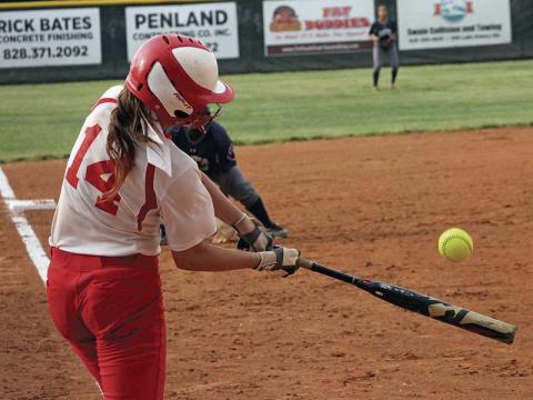 Press file photo - Haley Freeman hit eight of her 10 career home runs last year as a junior. That power helped her earn a spot at the next level. 