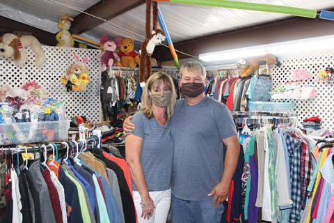 Press photo/Jake Browning - Patty and Steve Raby founded Kaylee’s Closet to provide essential items to foster families and children in need. 