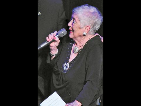 File photo Patti McClure provided some of the entertainment at her annual Entertainment Tonight fundraiser.