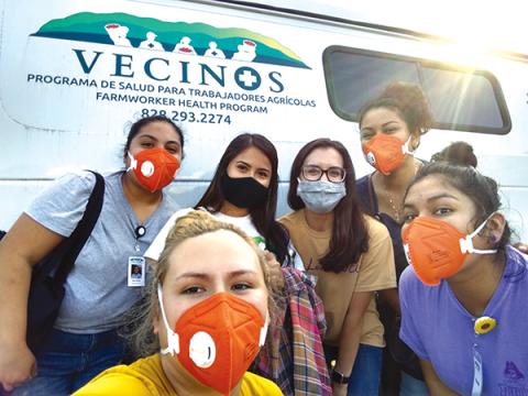 Photo submitted - Vecinos uses a mobile clinic to reach out to Latino communities.