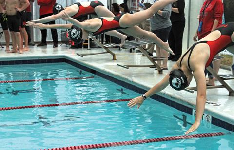 Press photo The Franklin High School swim and dive team returns every athlete from last year’s stellar season.