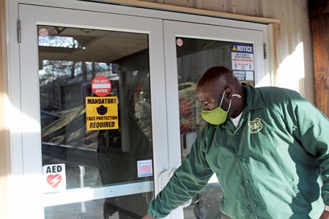 Press photo/Jake Browning - Center director Arthur Phalo said LBJ Center staff did not miss a beat when the center closed due to COVID-19, but he is happy to be welcoming students back to the Macon campus. 