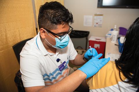 Photo submitted - The new vaccine center at Western Carolina University is now available to all residents. To register, go to vaccine.wcu.edu. 