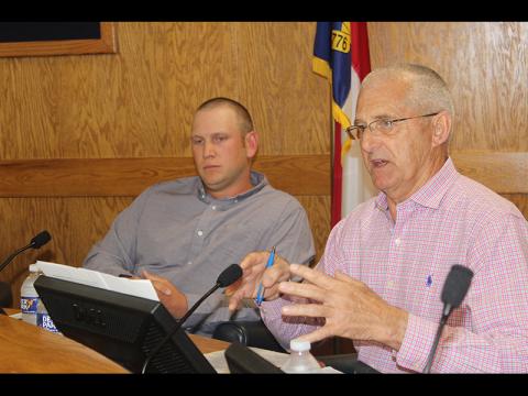 Press photo/Jake Browning – The Macon County Board of Commissioners approved a $56,681,218 budget for the 2021-22 fiscal year
