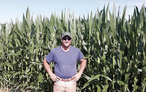 Photo submitted Adam Huscusson’s impressive corn harvest in 2020 won him the North Carolina Corn Yield Contest Dryland Division title. The winning entry was grown on a 1.3-acre plot.