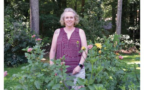 Haggart (below) has about 80 plants and says, “They take care of themselves if you give them what they need.”