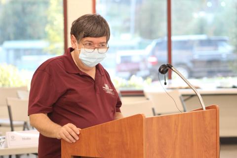 Animal Services Coordinator Jimmy Villiard served on a committee that helped create a series of animal rights proposals.