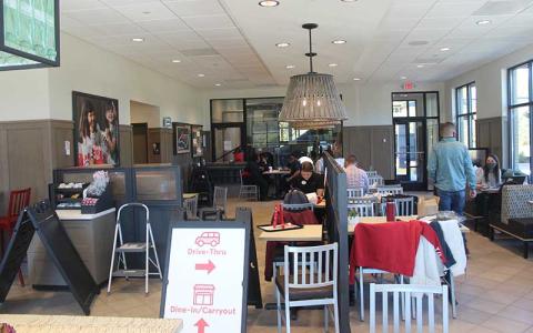 Press photo/Jake Browning - Chick-fil-A employees have been training in preparation for the restaurant’s opening on Thursday, Jan. 13. 
