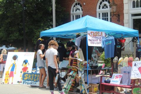Press file photo Sk828 has been actively raising money for a skatepark since last summer. The organization has raised more the $10,000 but more funding is needed to make the park a reality.